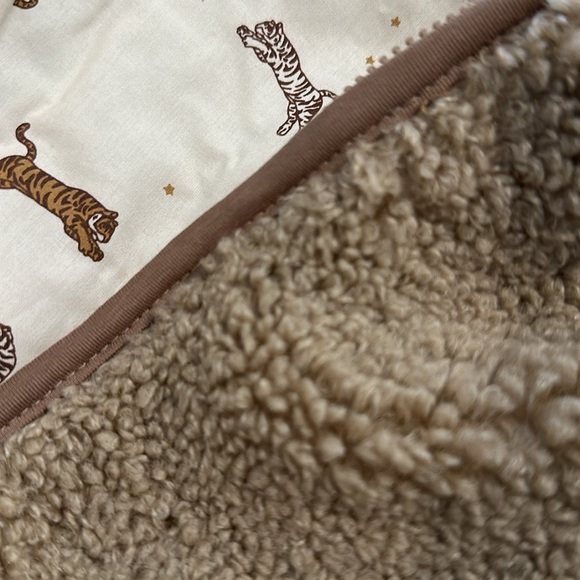 Long sleeve fleece toddler jacket (brown) (18-24 months) - Picture 5 of 5